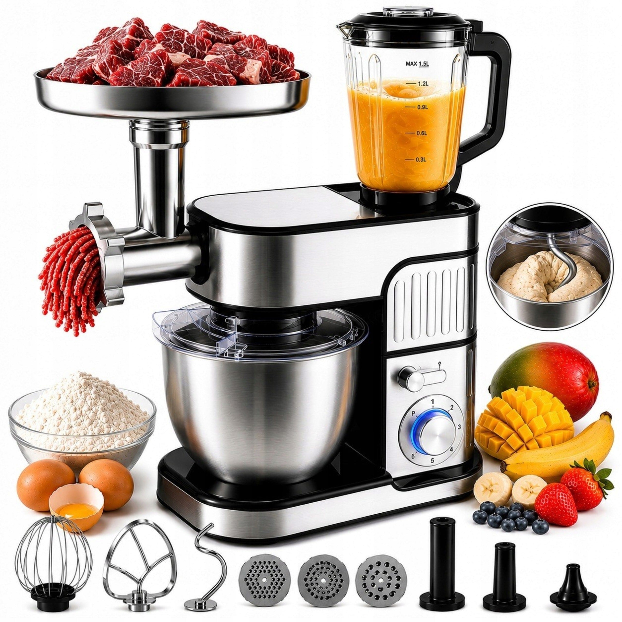 Planetary robot KITCHENCOOK ANTAR PRO mixer blender 7in1