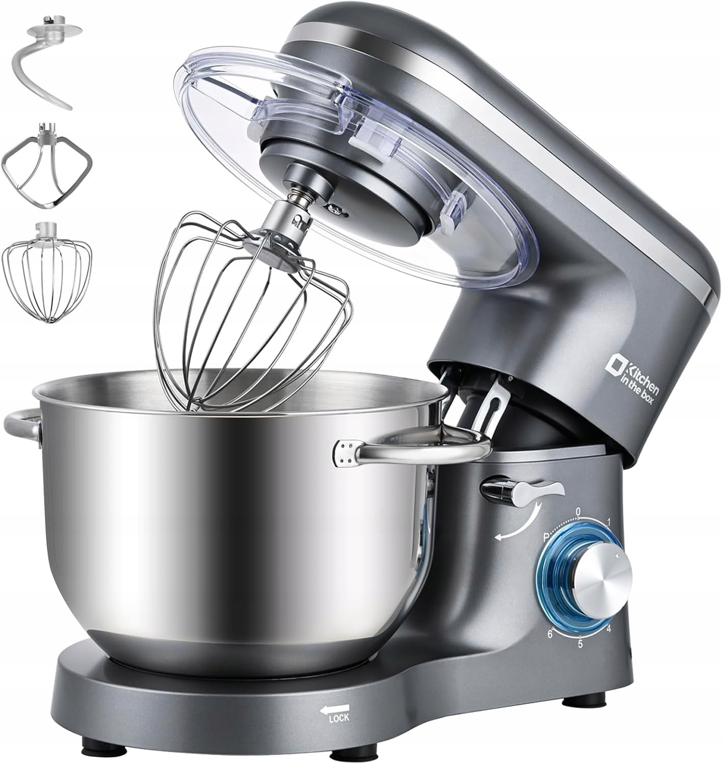 Planetary robot Kitchen in the box 6,2 l 1400 W grey