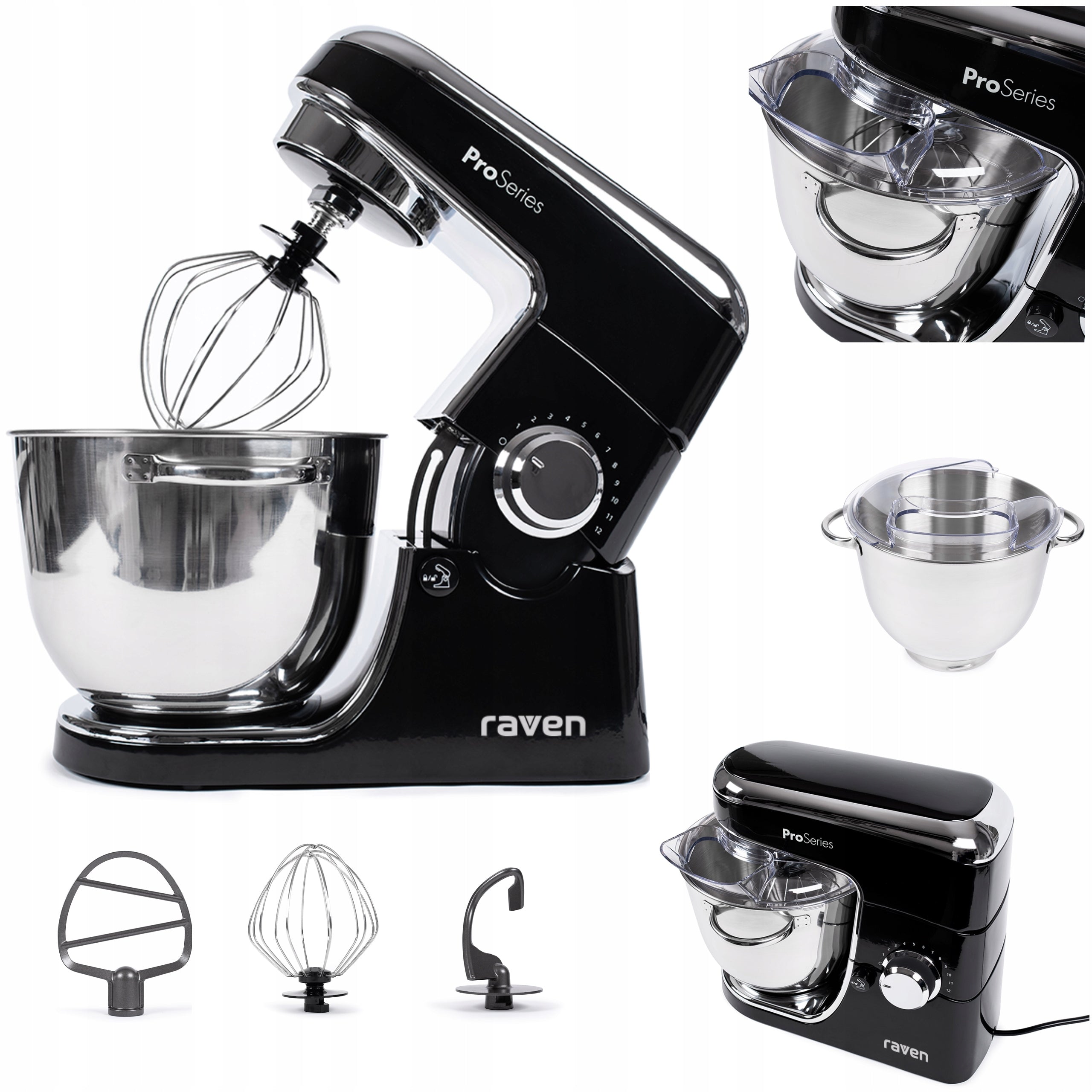 Planetary robot RAVEN ERW003 1000W 4.2L Stirrer Beater Cake Hook