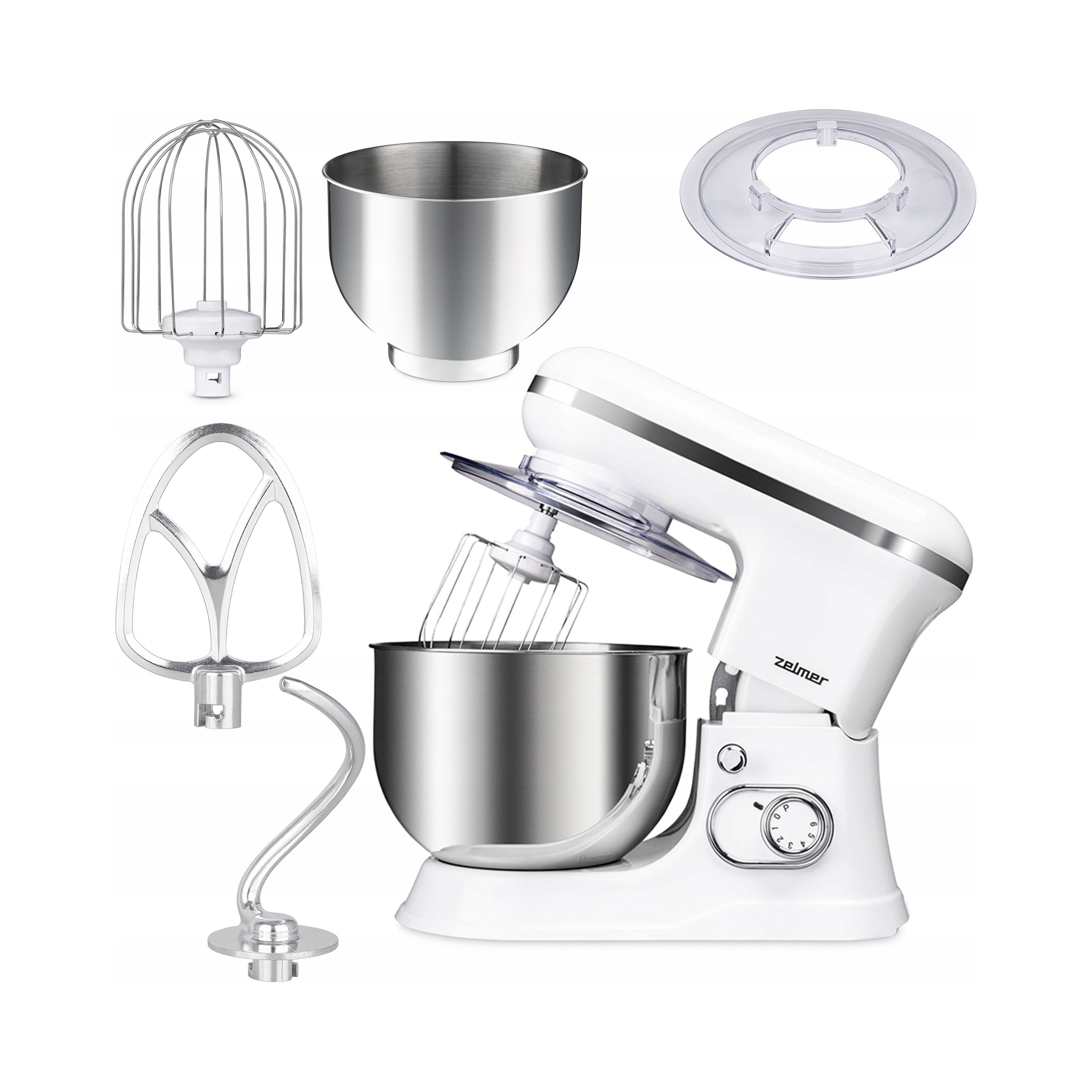 Planetary robot Zelmer ZKR1350 1200W white 5L 6 pulse speeds