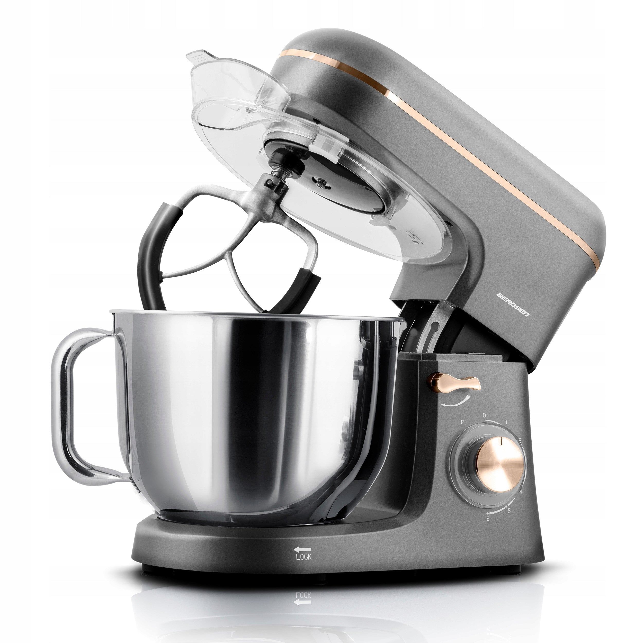 Planetary robot kitchen mixer Berdsen stainless steel 6l 3in1 Packaging status original