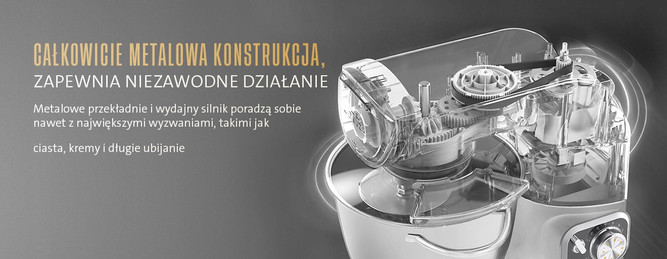 Planetary robot kitchen mixer ETA Gratus Evo Max II 1500W bowl 5,5L Manufacturer code ETA102890062