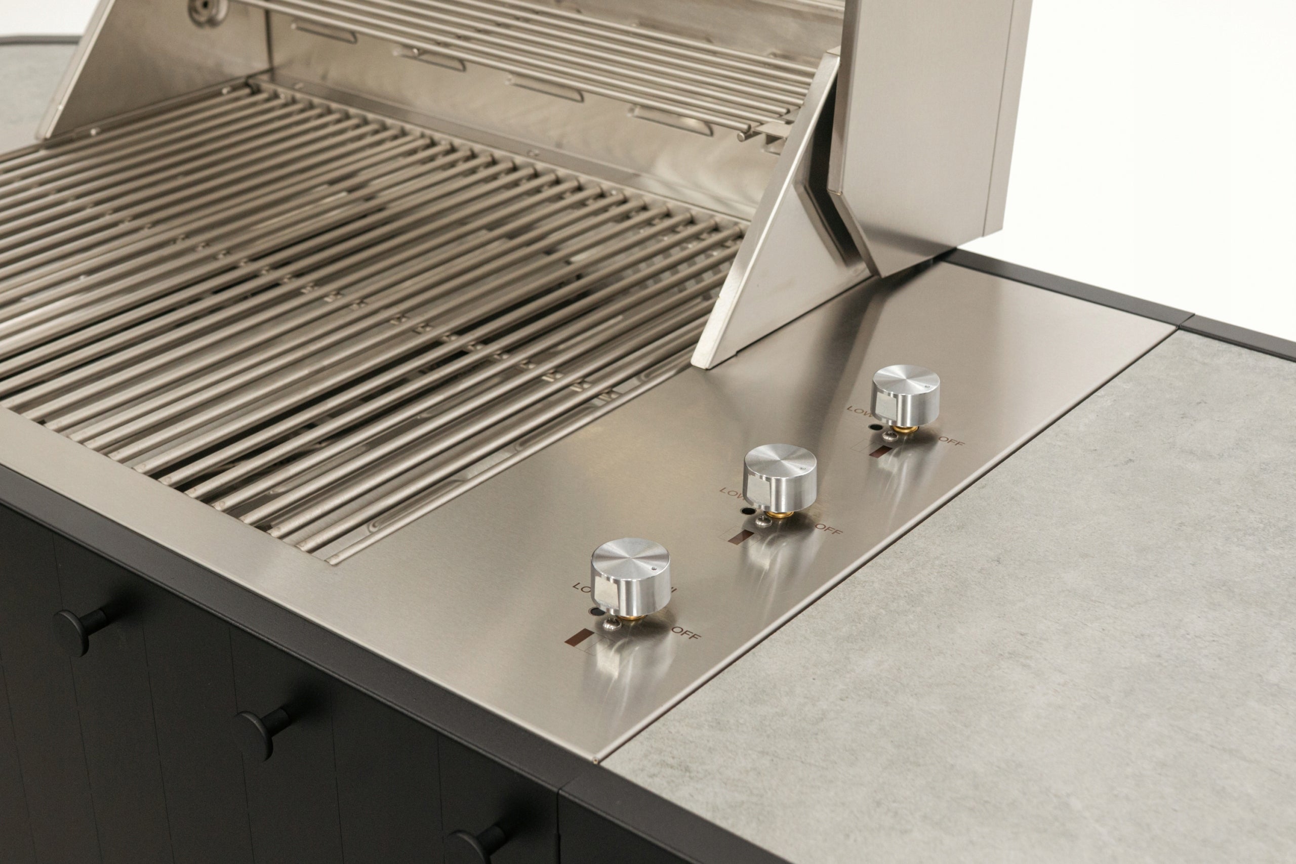 Planika OVO GL Modern Kitchen Garden Gas Grill Sink Refrigerator Grill depth 60 cm