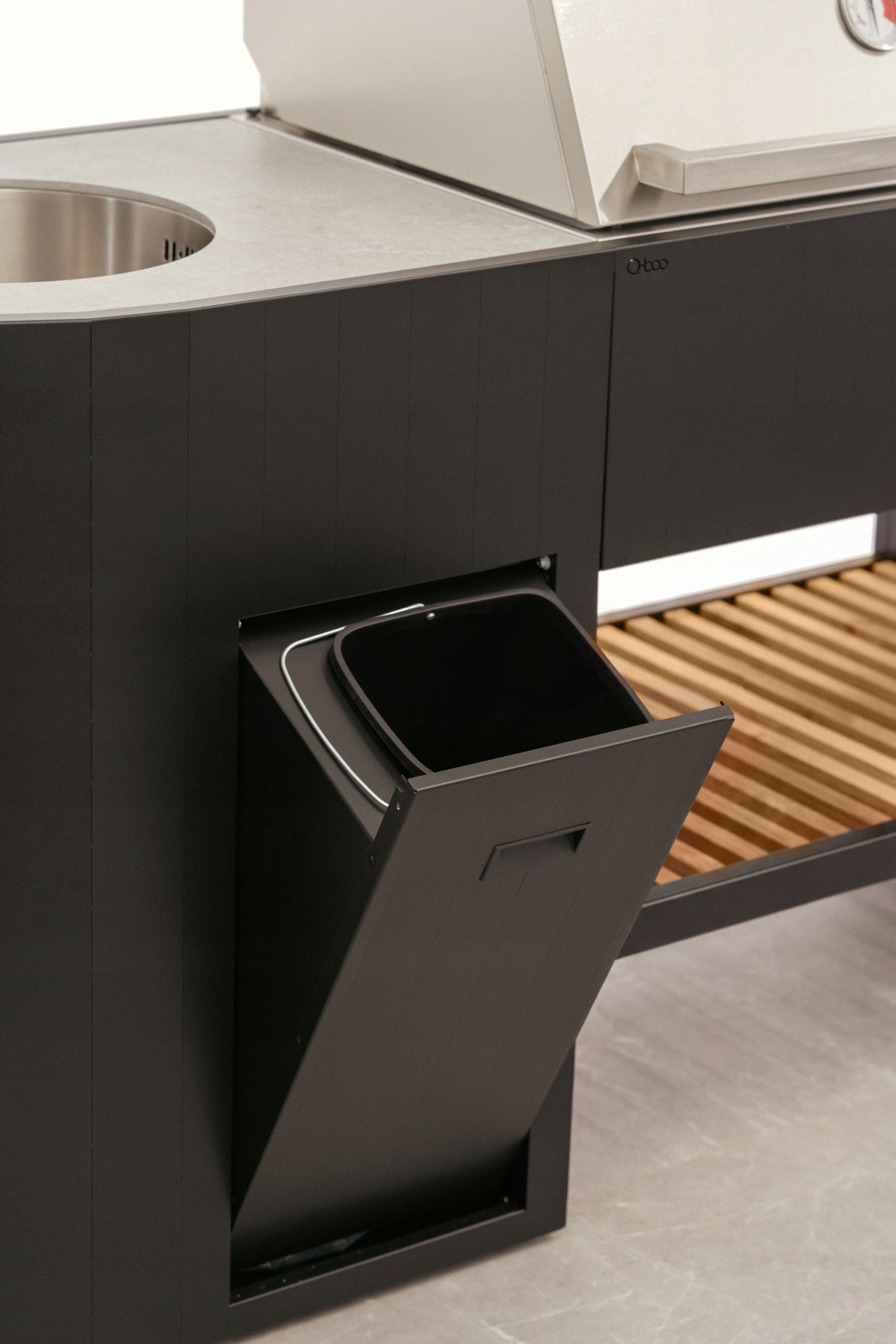 Planika OVO GL Modern Kitchen Garden Gas Grill Sink Refrigerator Manufacturer code KO-VOGL-00