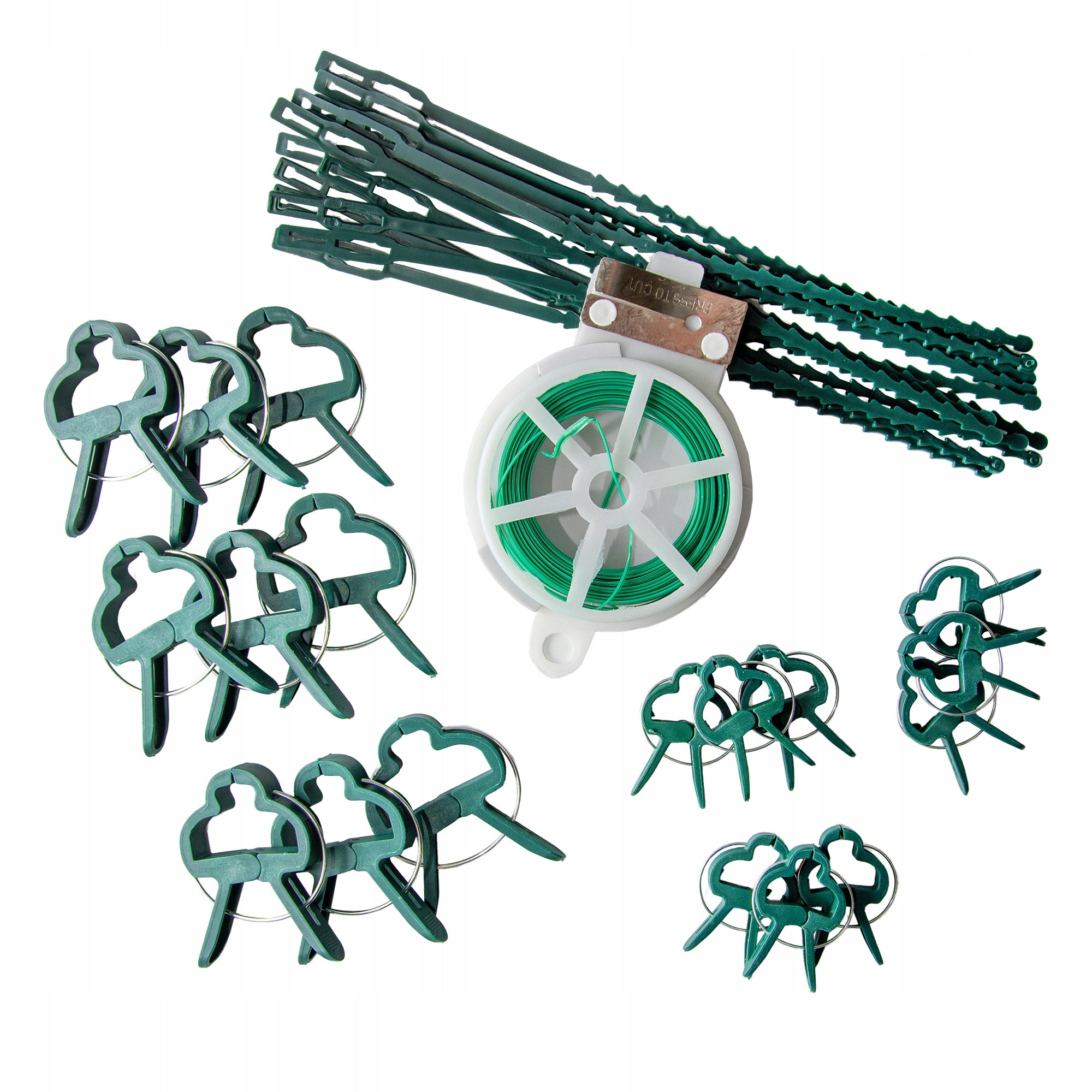 Plant Attachment Accessory Kit Clips Bands Garden Wire