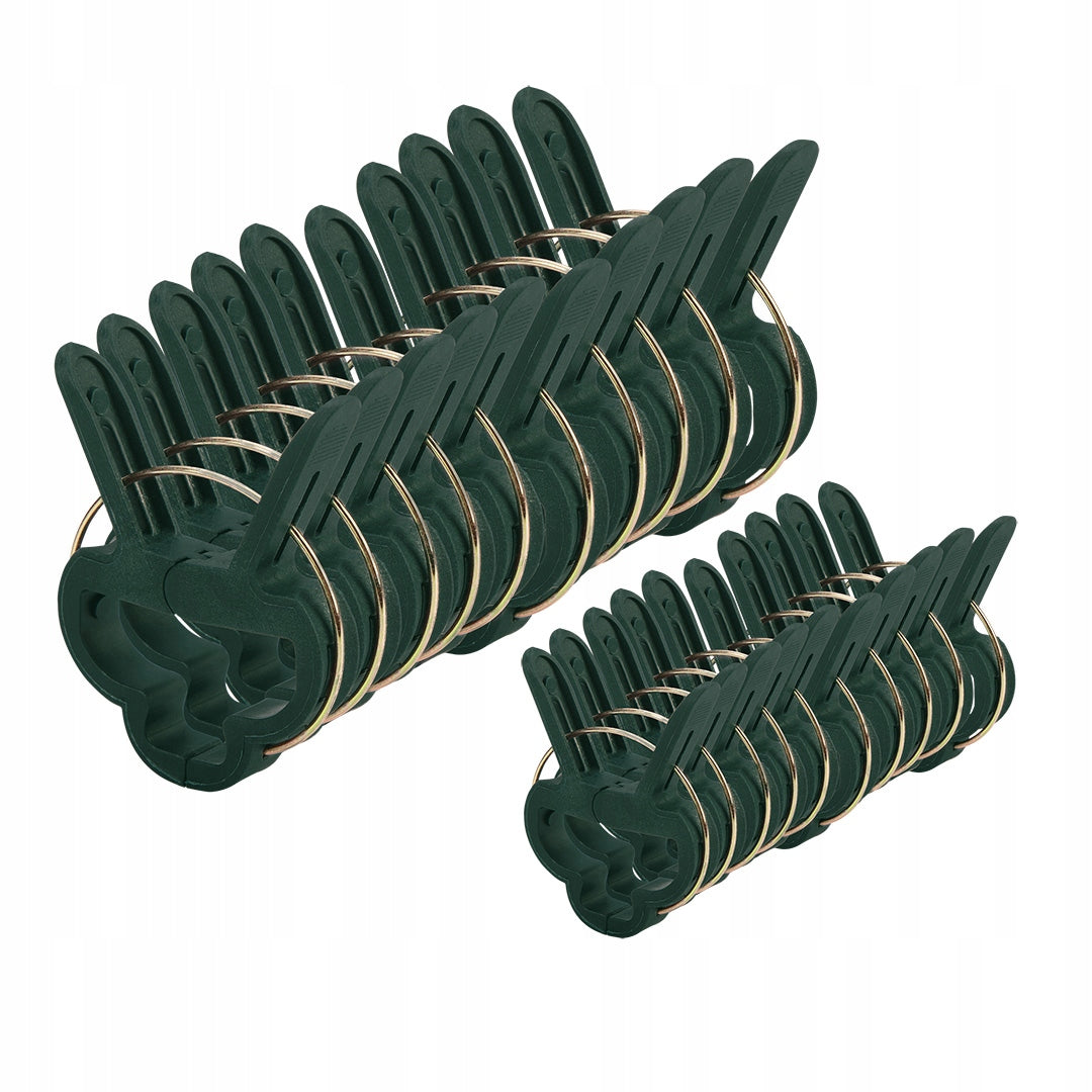 Plant Attachment Clips Set of 20 - 10 Small and 10 Large