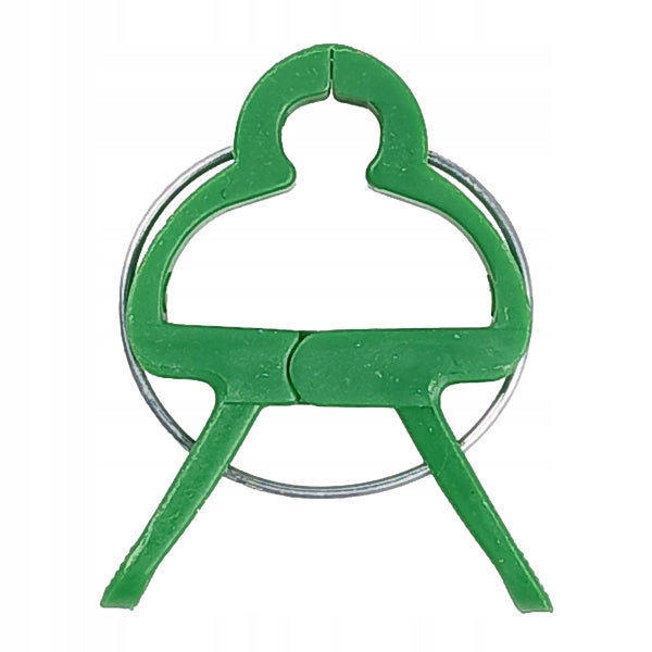 Plant Clip 3 cm – Large Clamp for Attaching Stems and Shoots Color green