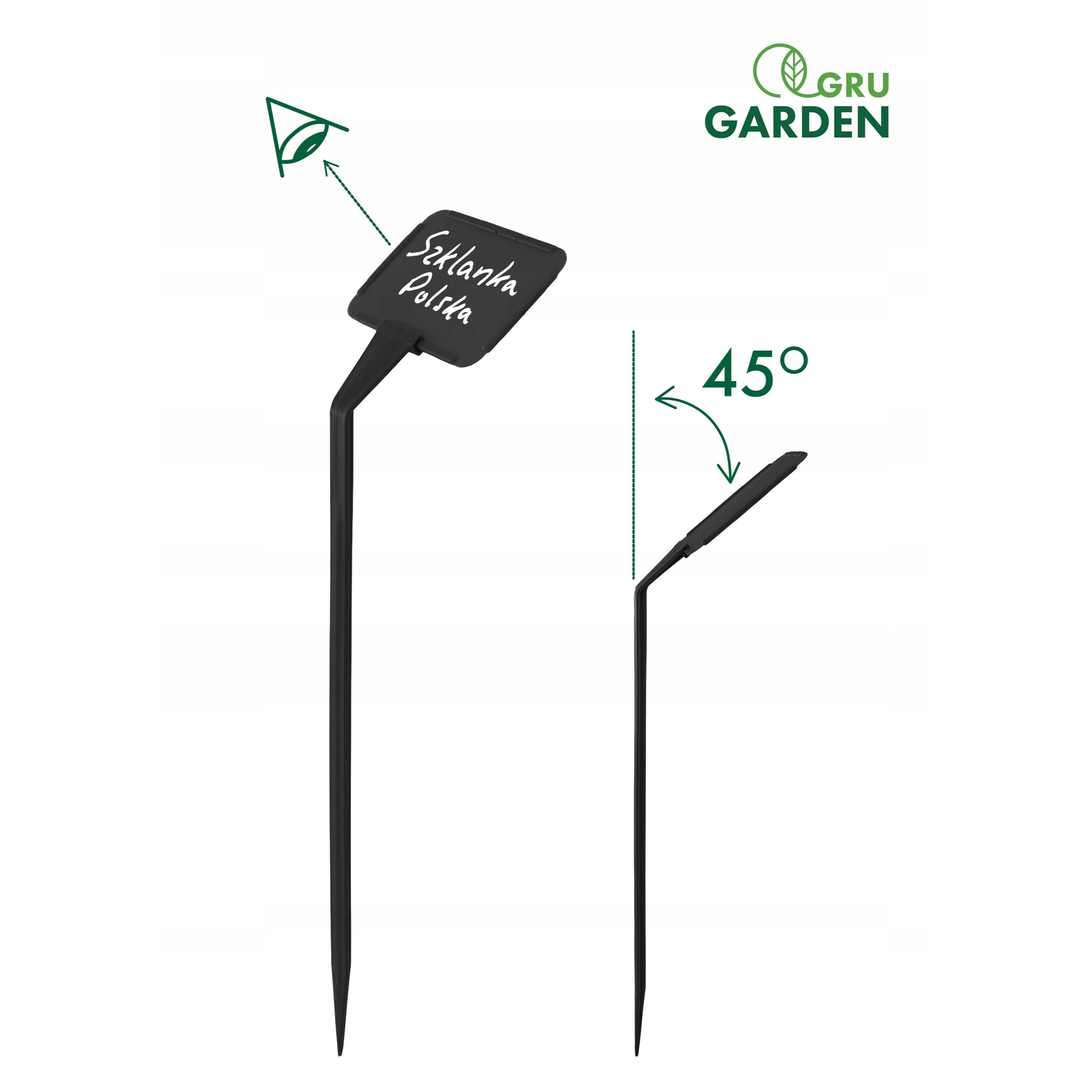 Plant Description Plates Small 10,5x7cm Interchangeable Field Black +marker Number of pieces 10 pcs