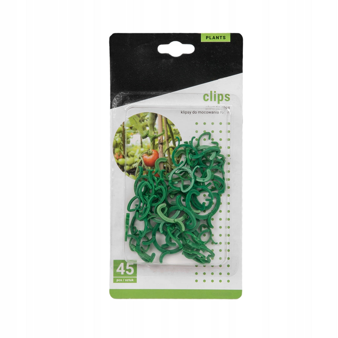 Plant Fastening Clips Fastening Clamps 45 Pcs 3 Sizes For Tomatoes Manufacturer code Klipsy do roślin Zapinki do warzyw pomidorów