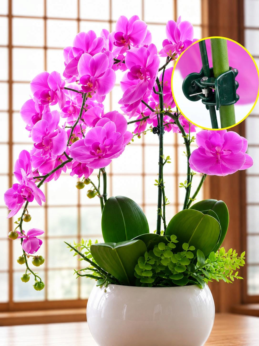 Plant Hair Clip for Orchids Clip Plant Frogs Set of 10pcs Packaging status original
