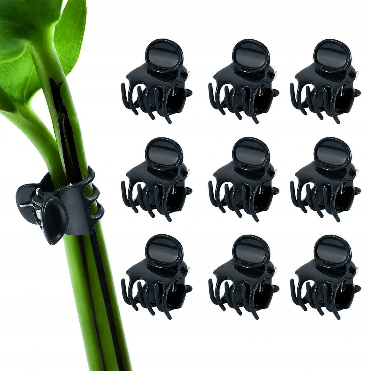 Plant Hair Clip for Orchids Clip Plant Frogs Set of 10pcs