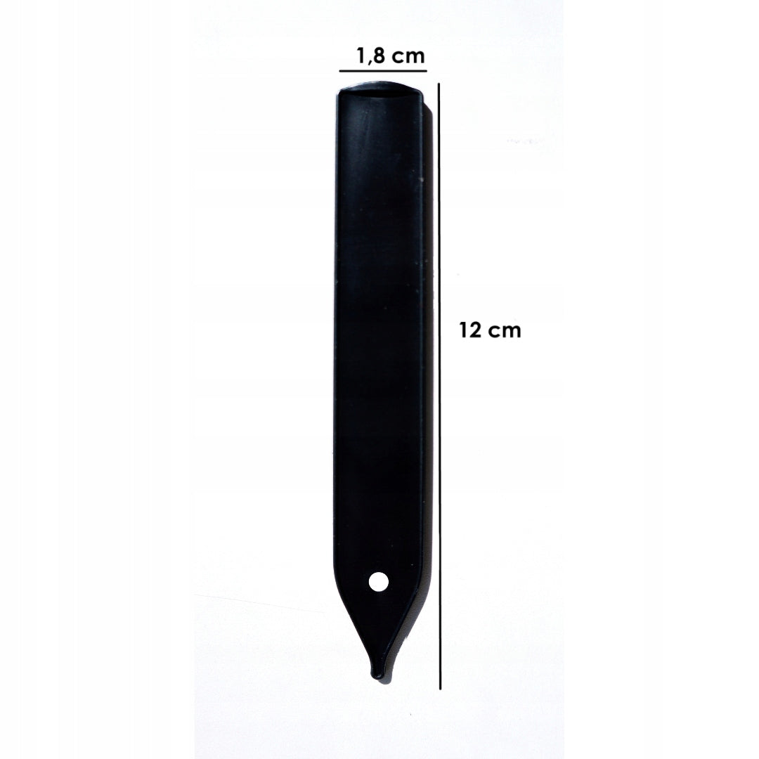 Plant Labels 12cm Seedling Plates Vegetable Description Black Kind standing