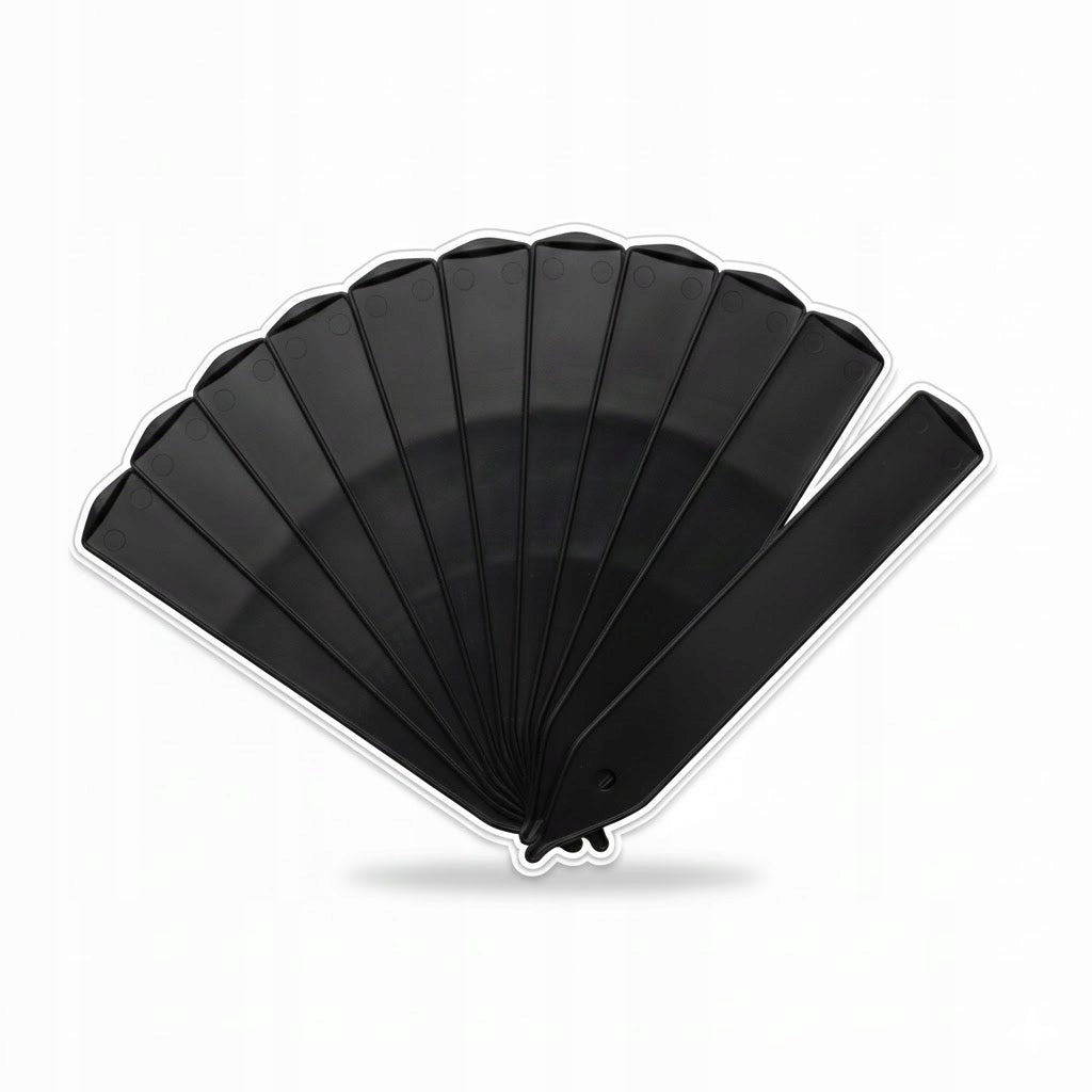 Plant Labels 12cm Seedling Plates Vegetable Description Black Number of pieces 50 pcs