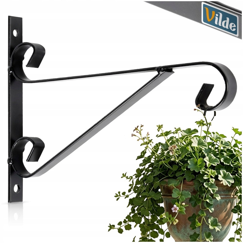 Plant Pot Holder Wall Mounted Decorative Metal Flowerbed