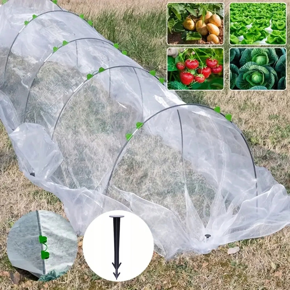 Plant Protection Tunnel Mini Garden Vegetable Greenhouse Small Arch Holder Length 40 cm