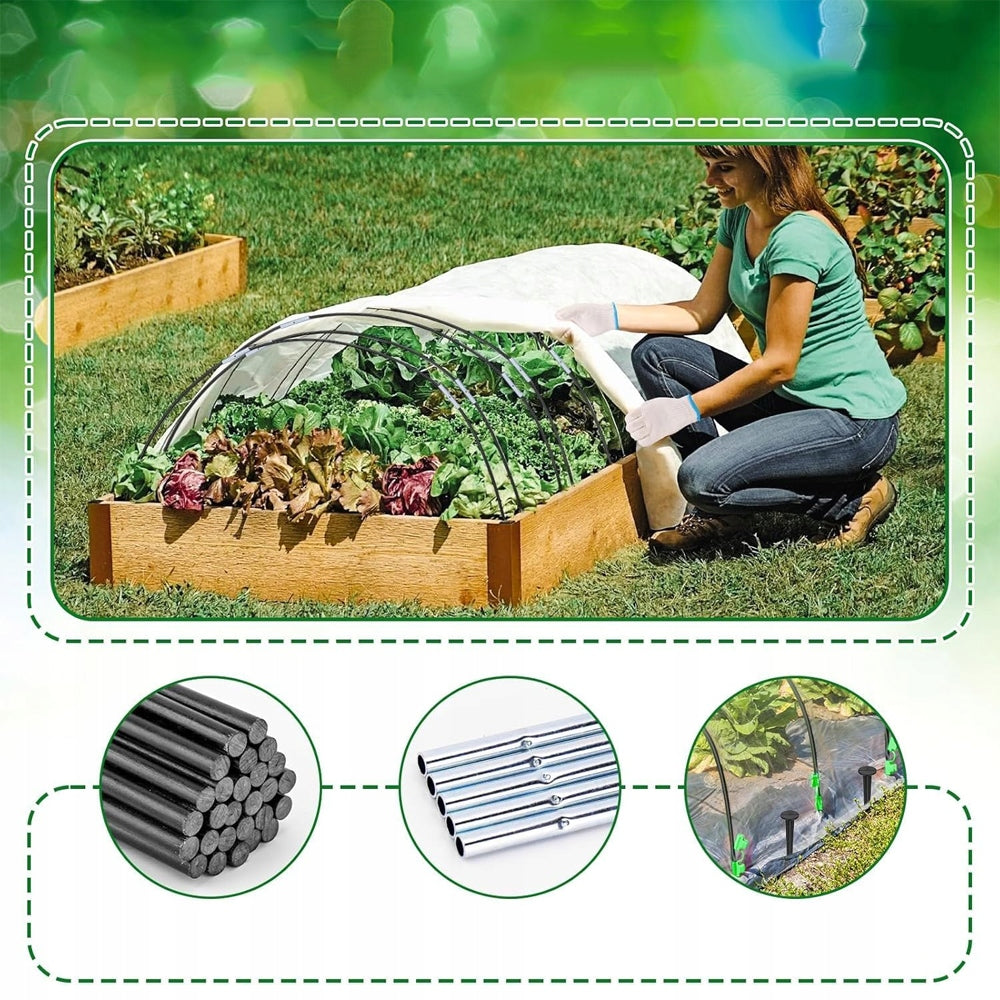 Plant Protection Tunnel Mini Garden Vegetable Greenhouse Small Arch Holder Product weight with unit packaging 1 kg