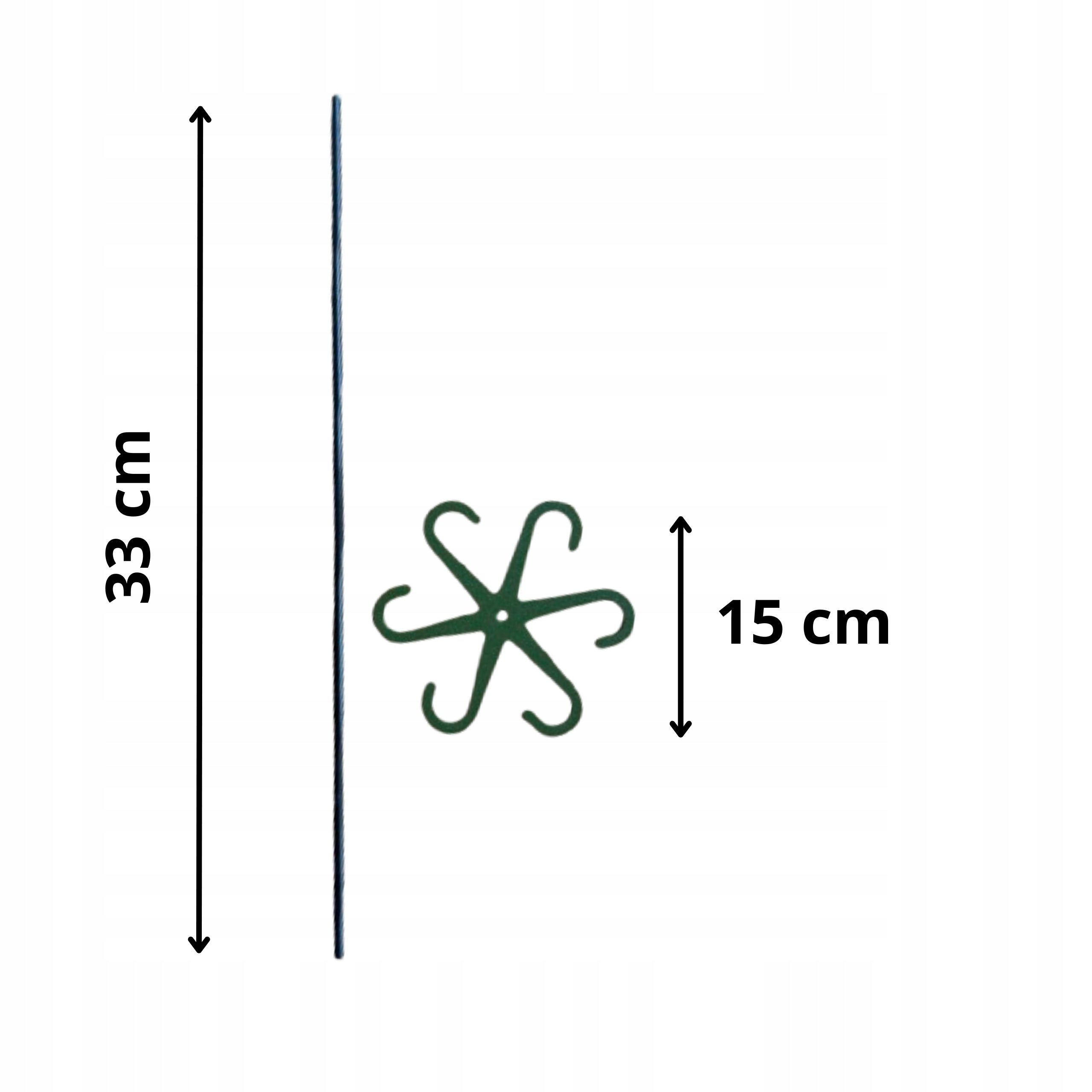 Plant Support Flowers Support STRONG Gripper with Rod M 15 cm Manufacturer code OCTOPUS M