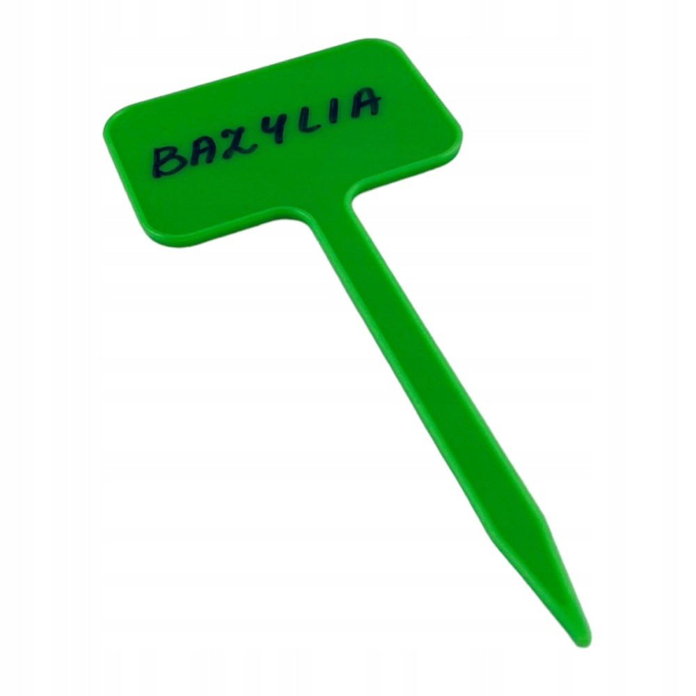 Plant marking plates, 50 pcs, green Color green