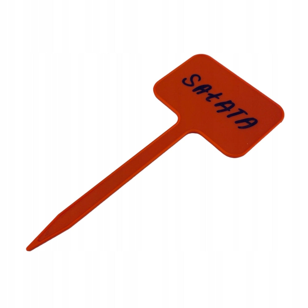 Plant marking plates, 50 pcs, orange Color orange