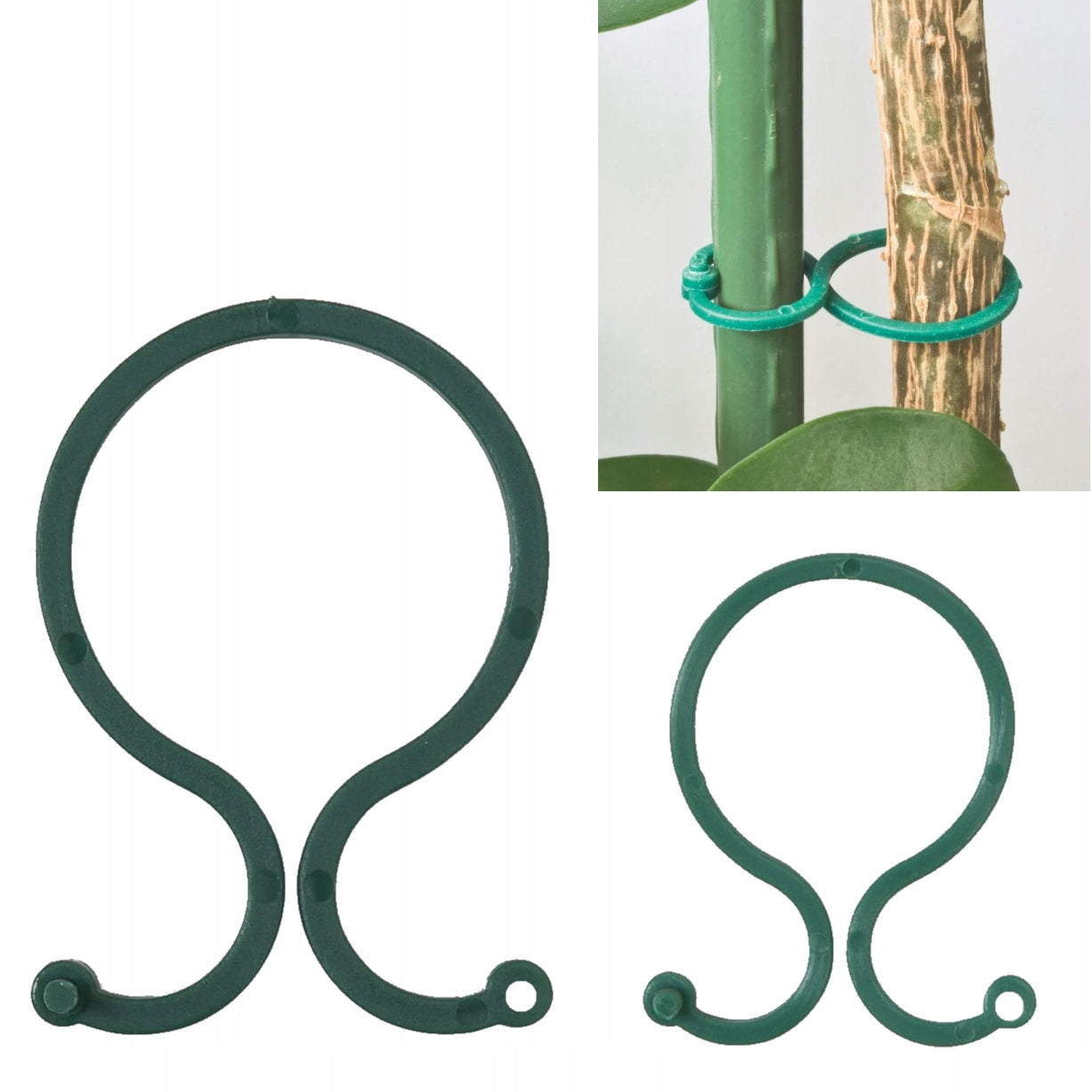 Plant shoot fixing rings for poles and supports 25 pieces Windhager