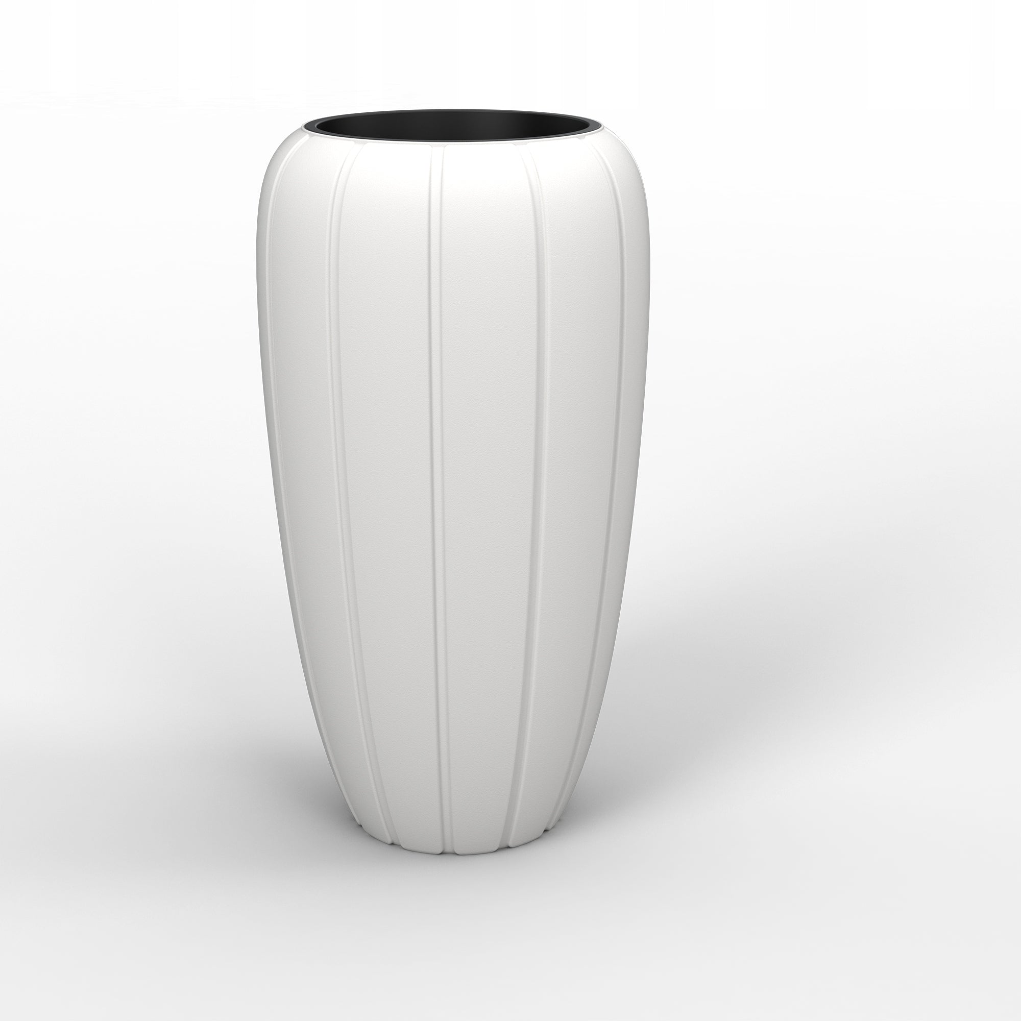 Planter GAJA High diameter 40cm height 78cm col. WHITE EAN (GTIN) 5900119058976