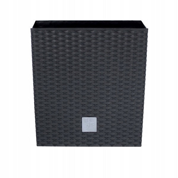 Planter, POT RATTAN COVER FOR BALCONY TERRACE FOR GARDEN ANTHRACITE Brand Martom