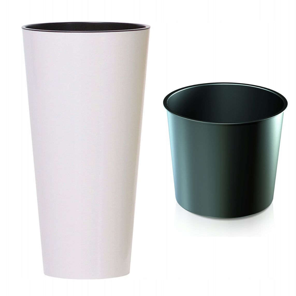 Planter high Tubus DTUS200S 8l Flower pot + cartridge