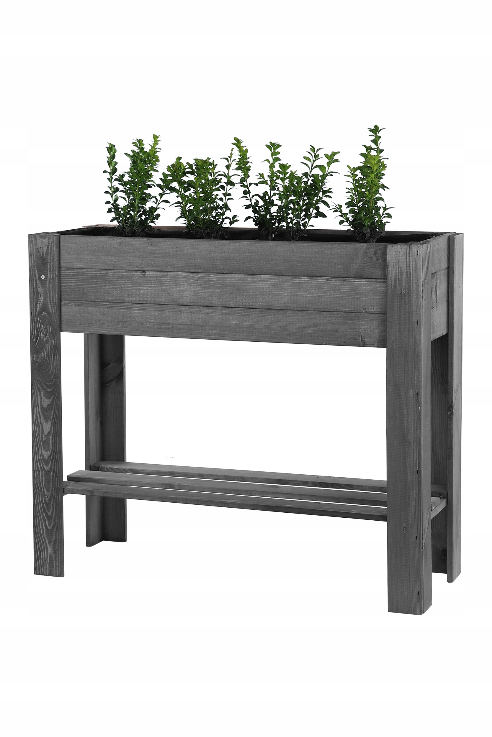 Planter vegetable garden on legs high bed inspection herbarium herb 80x34cm Packaging status original