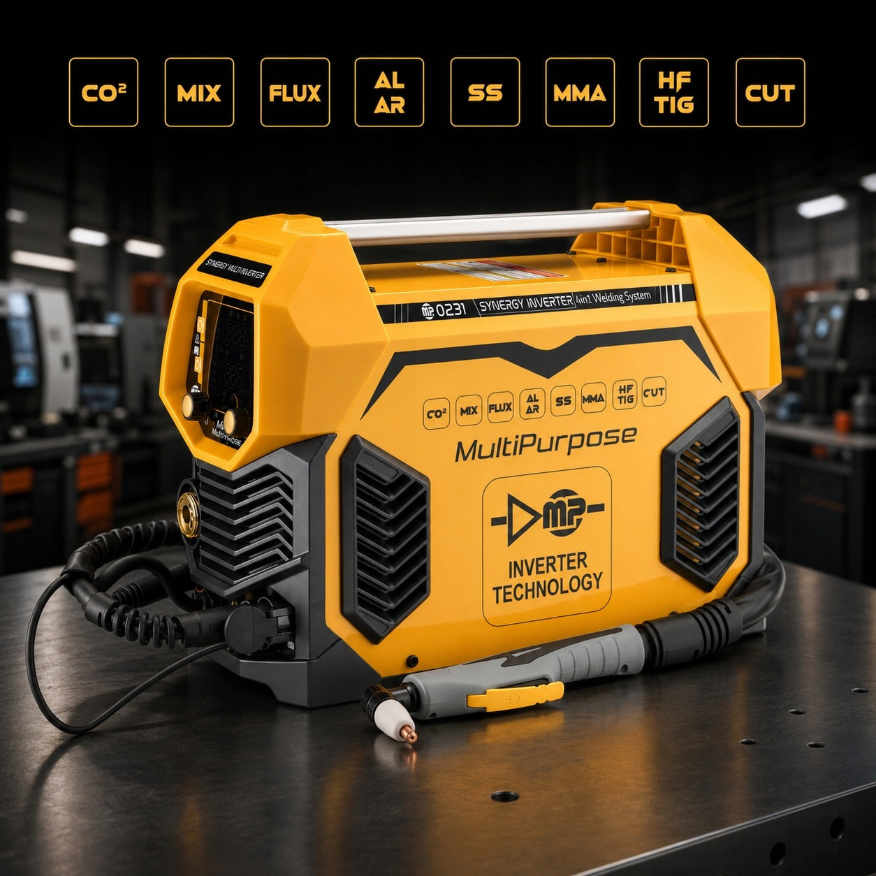 Plasma cutter welder Synergy 255A inverter ALU migomat MP0231 Packaging status original