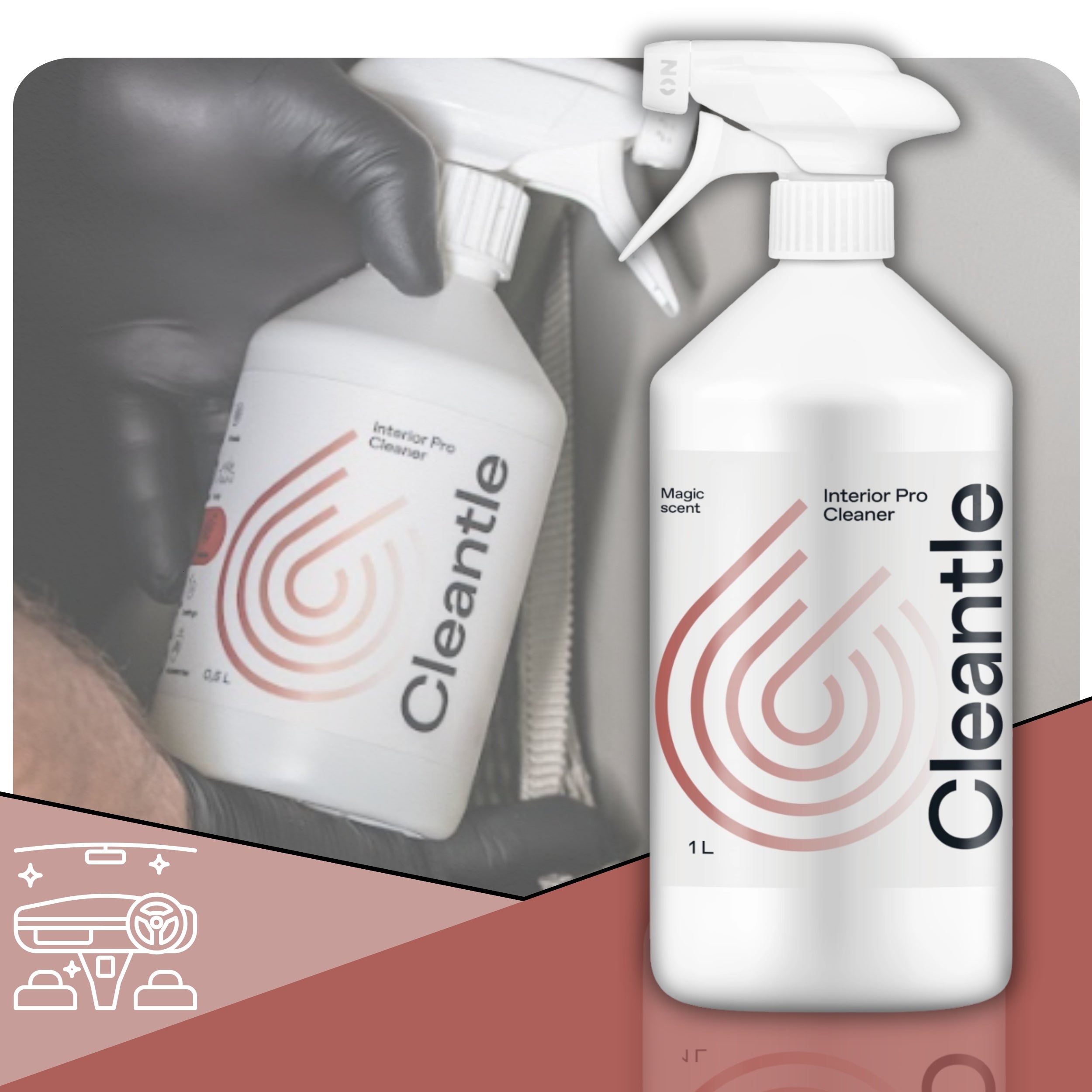 Plastic Cockpit Cleaner CLEANTLE INTERIOR PRO CLEANER 1L EAN (GTIN) 5907489185561