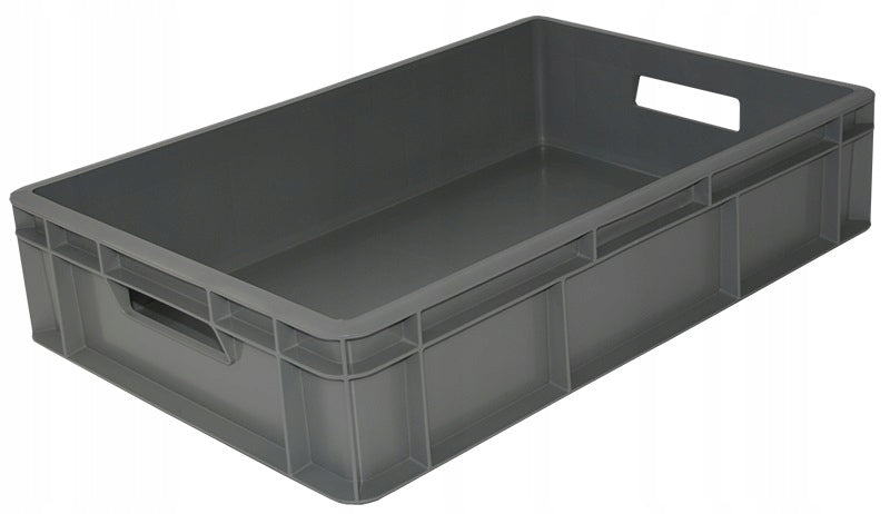 Plastic Container EURO 130 Transport 60x40x13 CM Grey