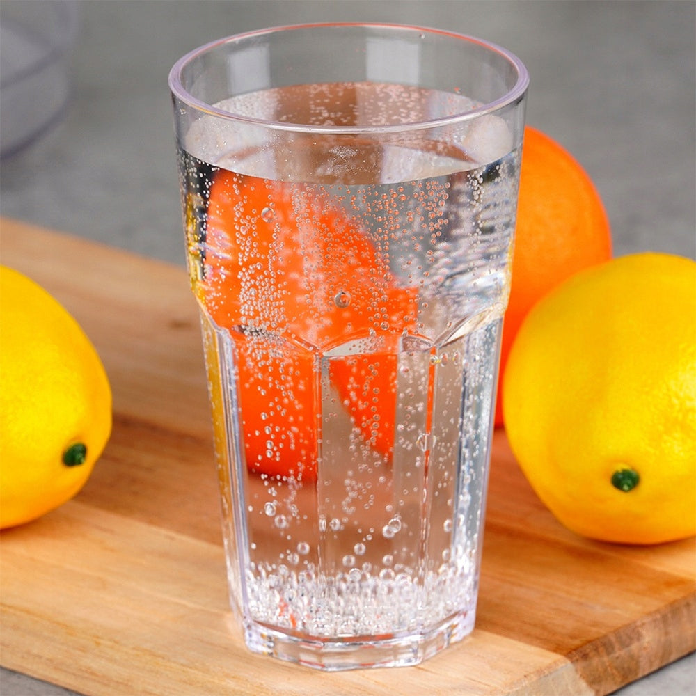 Plastic Glass Reusable Picnic Tourist Unbreakable For Beverages Color transparent