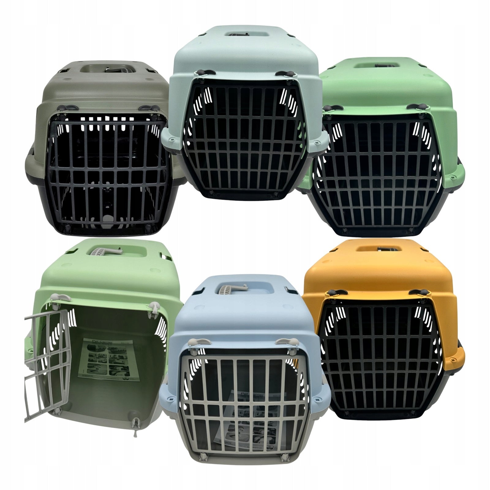 Plastic Gypsum Transporter 50 for Cat Dog Durable and Safe Colors