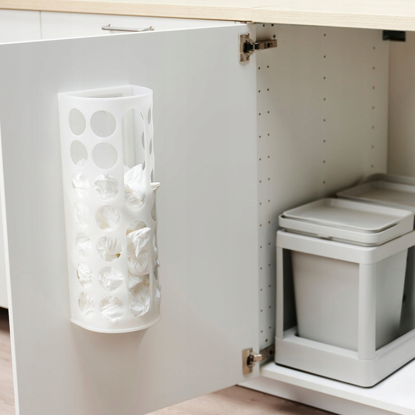 Plastic bag container VARIERA white 58x51 cm Brand IKEA
