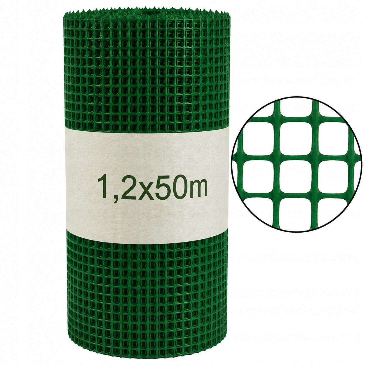 Plastic discount net GREEN 120cmx50m strong garden net 1,2x50m