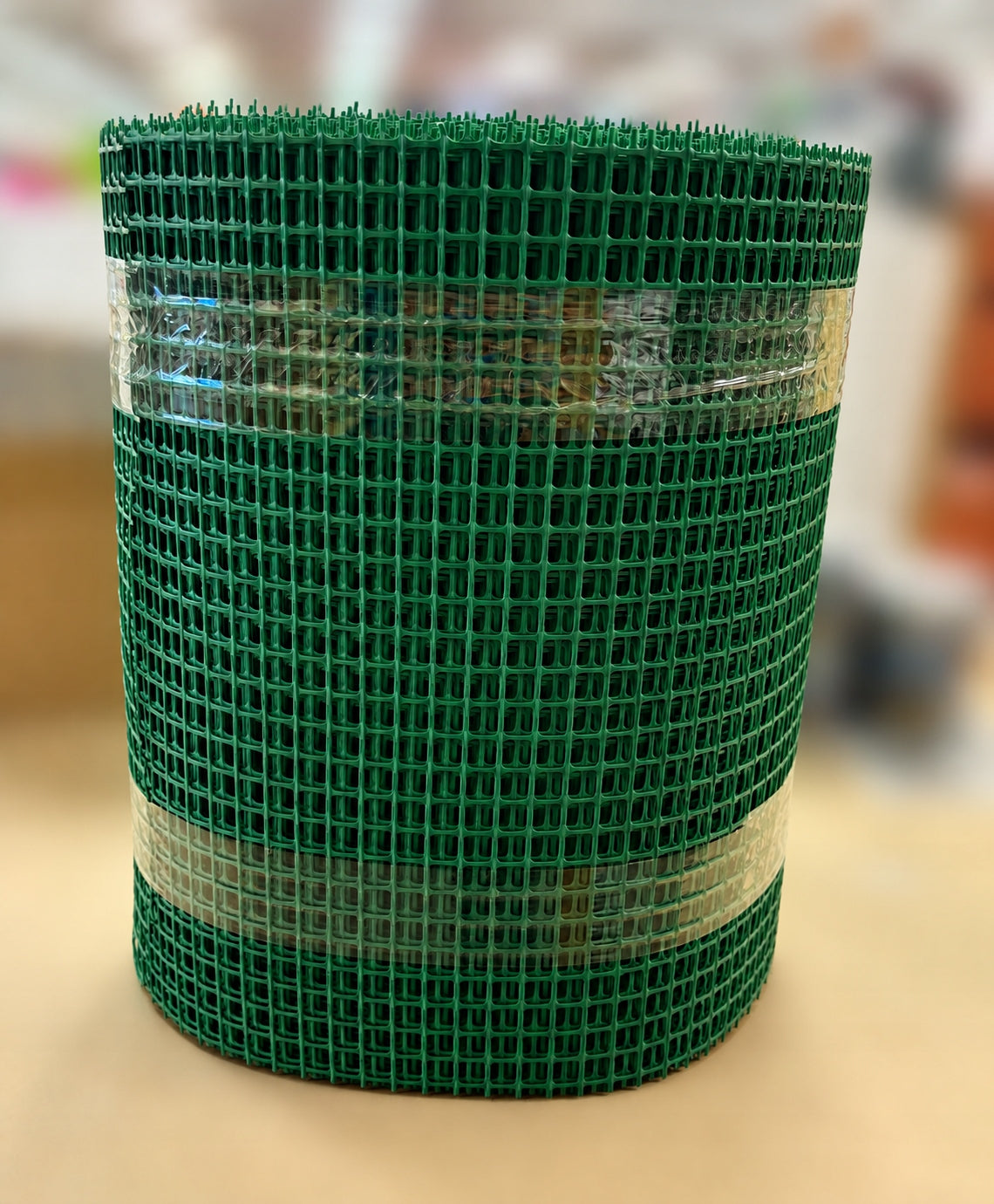 Plastic discount net GREEN 40cmx50m strong garden net 0,4x50m Length 50 m