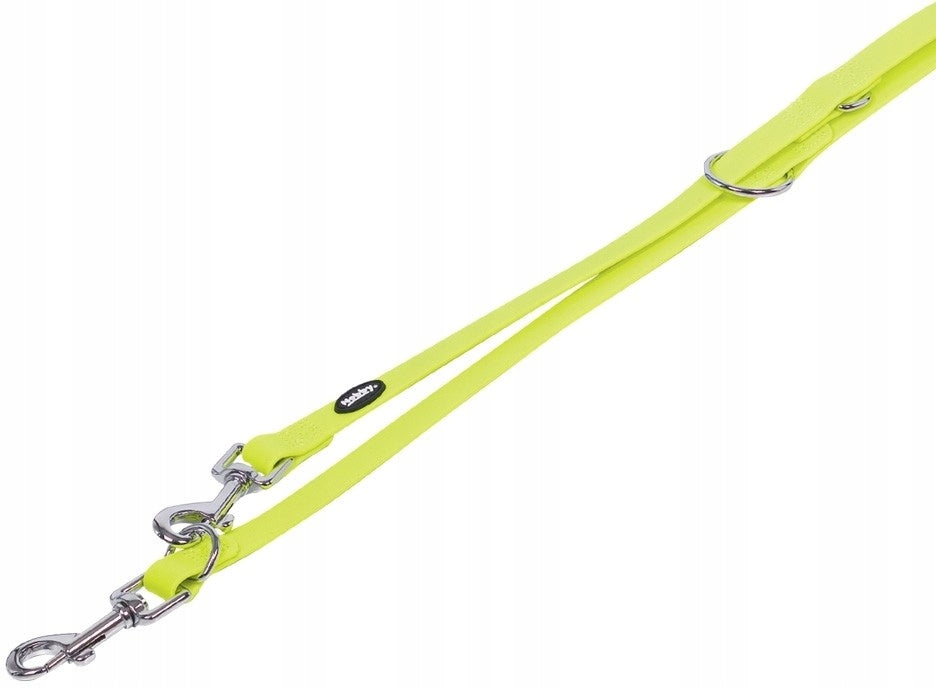 Plastic dog leash - yellow