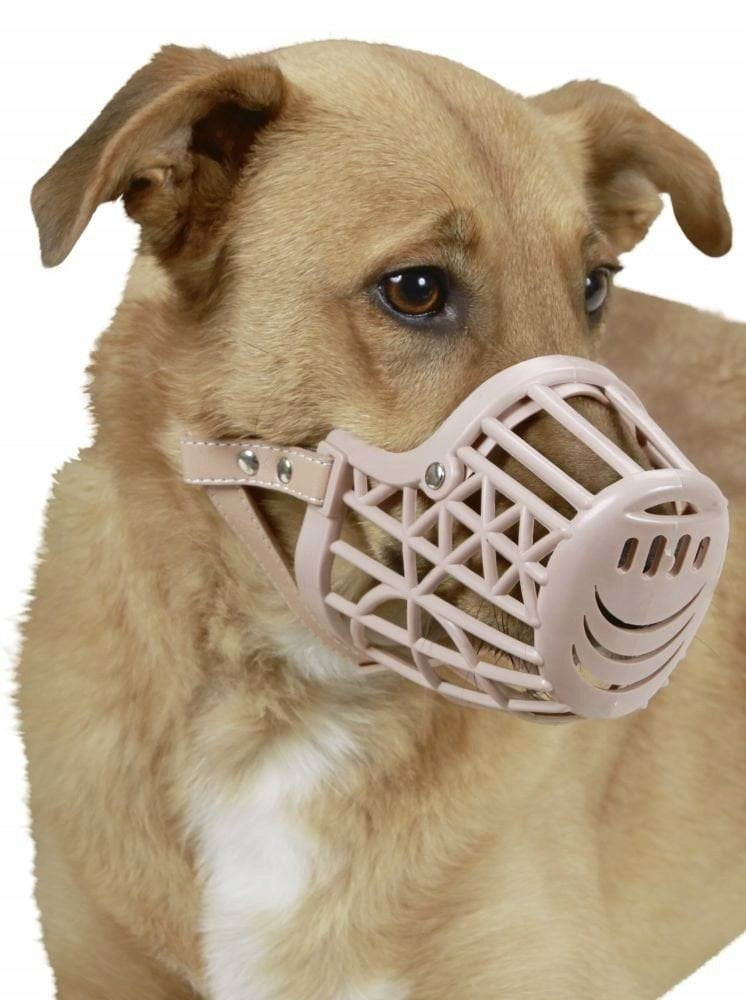 Plastic muzzle for dog, 35 cm x 8,5 cm, Kerbl