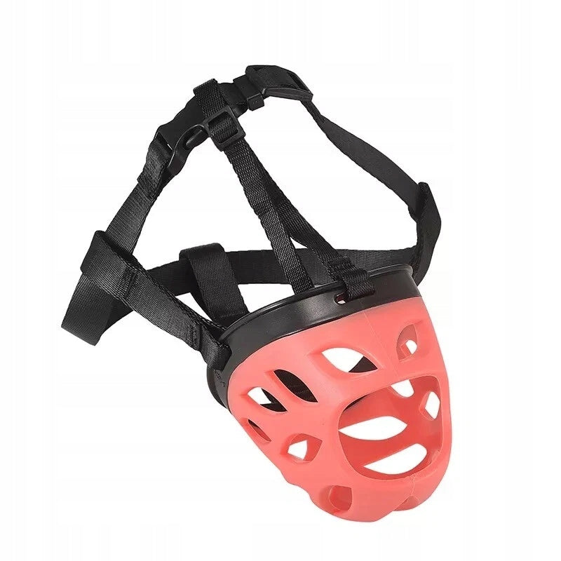 Plastic muzzle red L Packaging status original