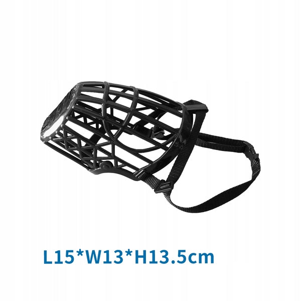 Plastic muzzle size XXL black