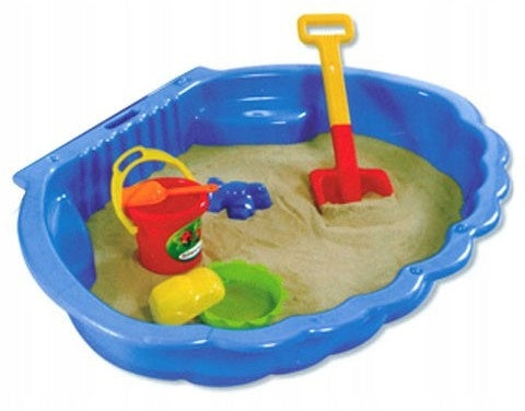 Plastic sandbox Shell 1 element - blue Manufacturer code T02220