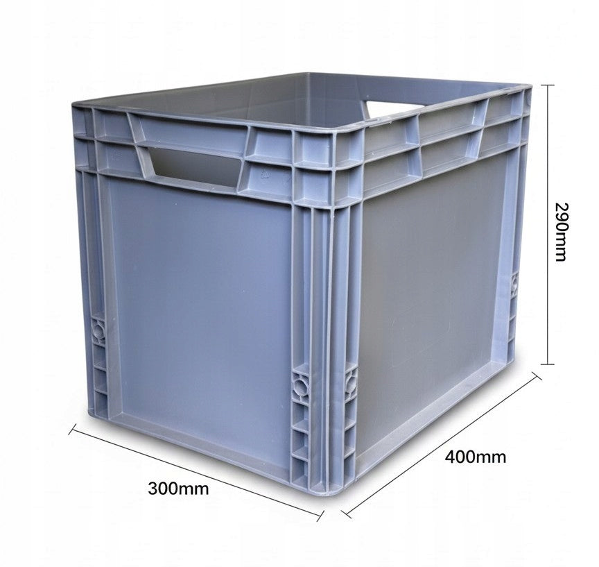 Plastic transport container EURO KPS40281 400x300x290 28L strong