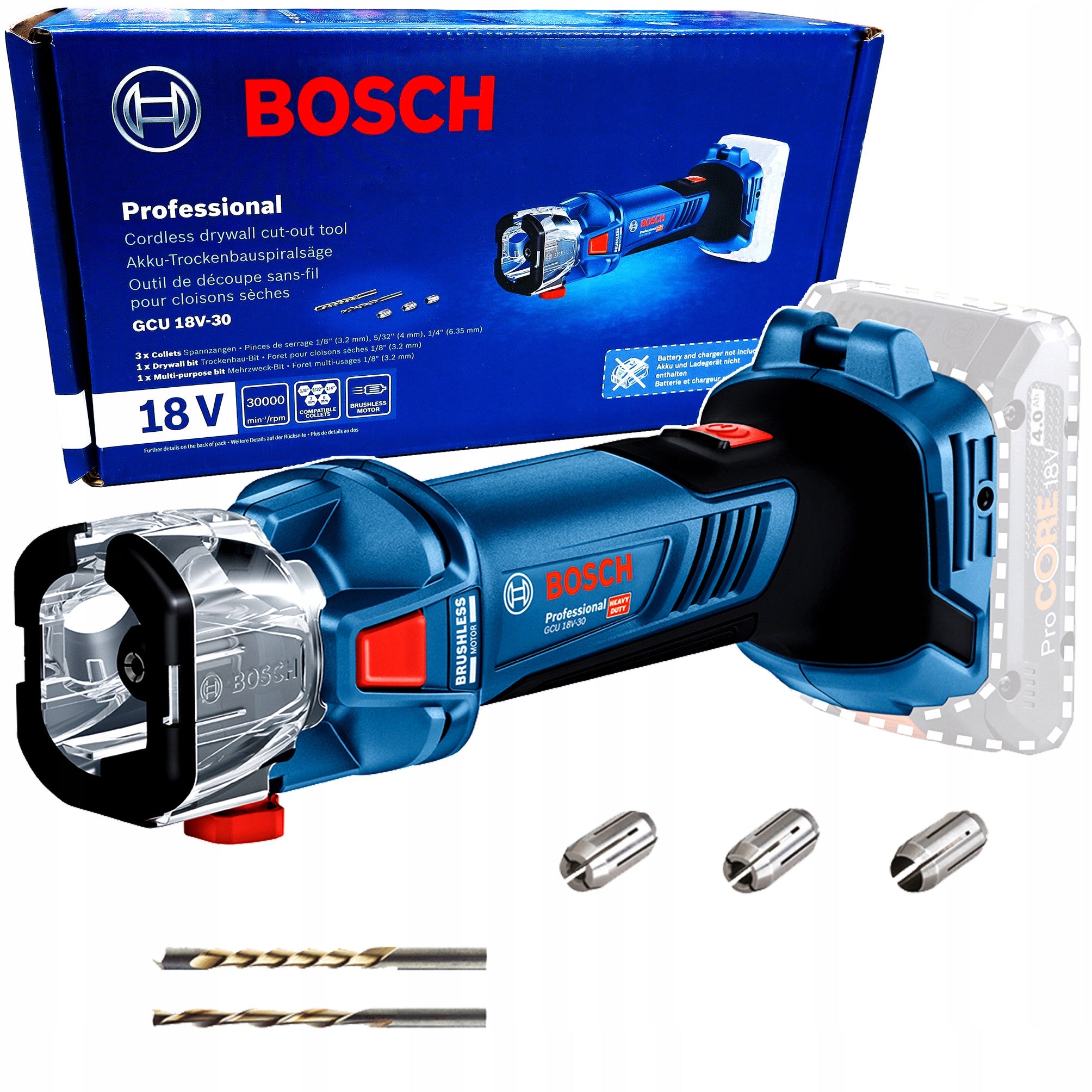 Plate milling machine G-K BOSCH GCU 18V-30 06019K8000 BODY