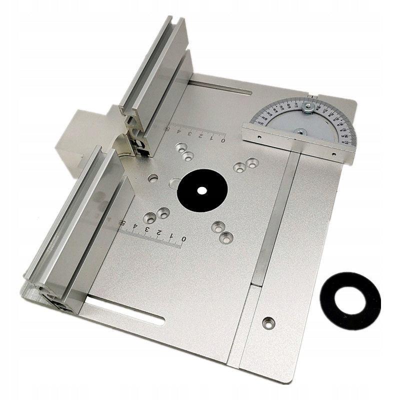 Plate top handle for milling machine table guide adjustable