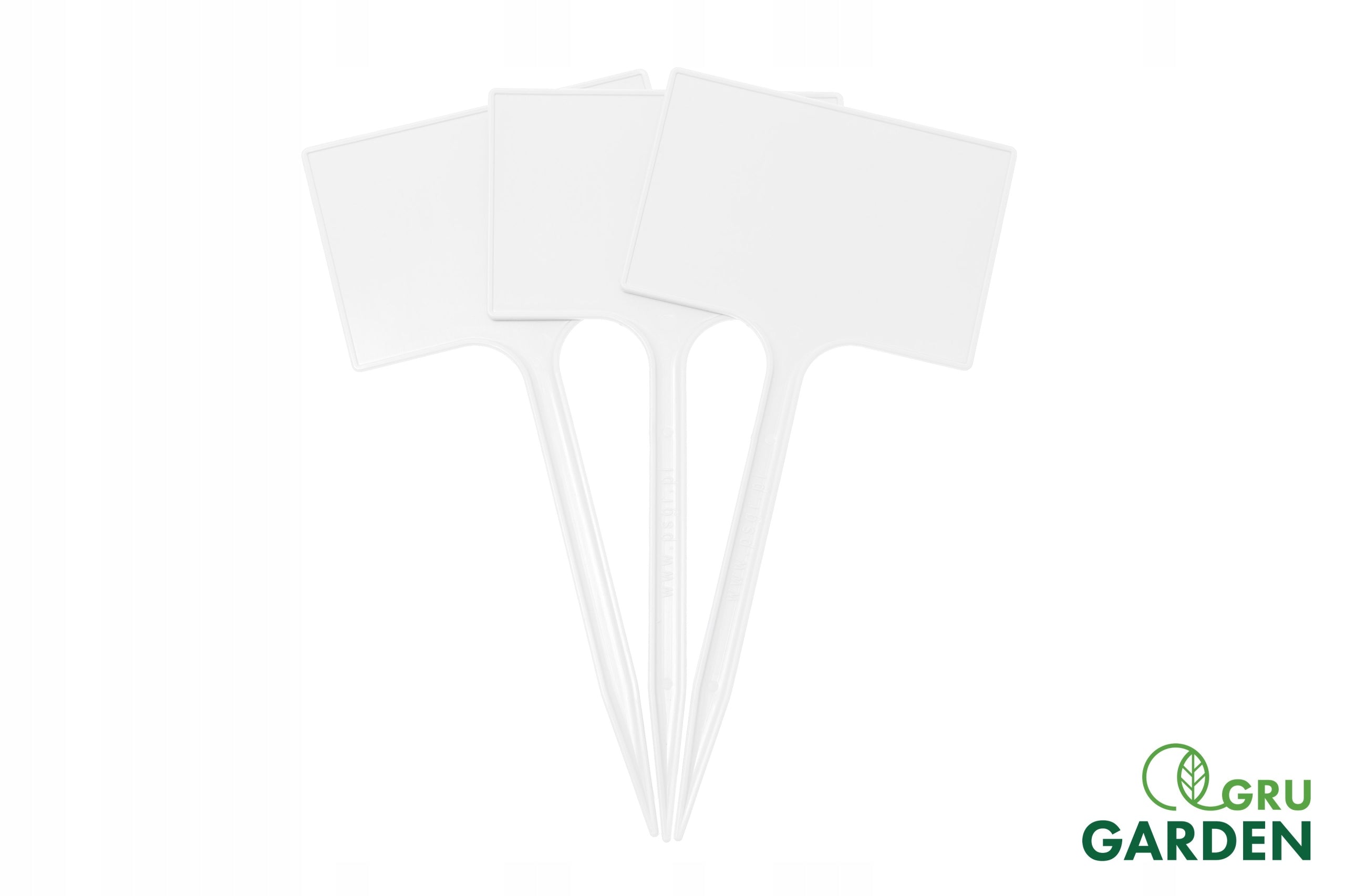 Plates Plant labels 7x10,5cm VEGETABLE FLOWERS for DESCRIPTION WHITE +marker Width 105 mm