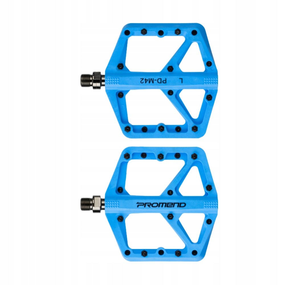 Platform Bike Pedals for Bike, Strong Bearings, DH Enduro, Lightweight Color blue