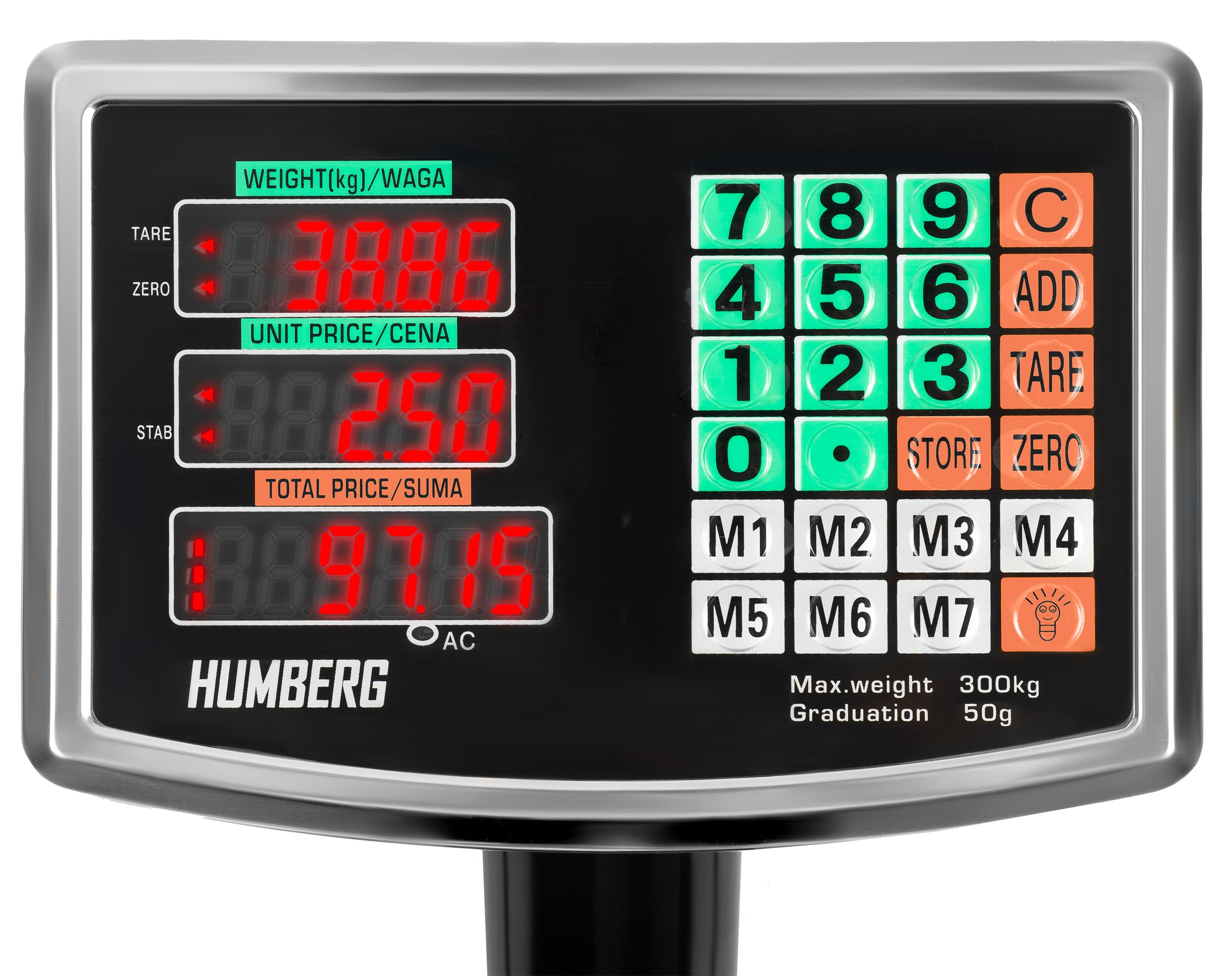 Platform Scale Humberg 150 kg x 50 g Brand HUMBERG