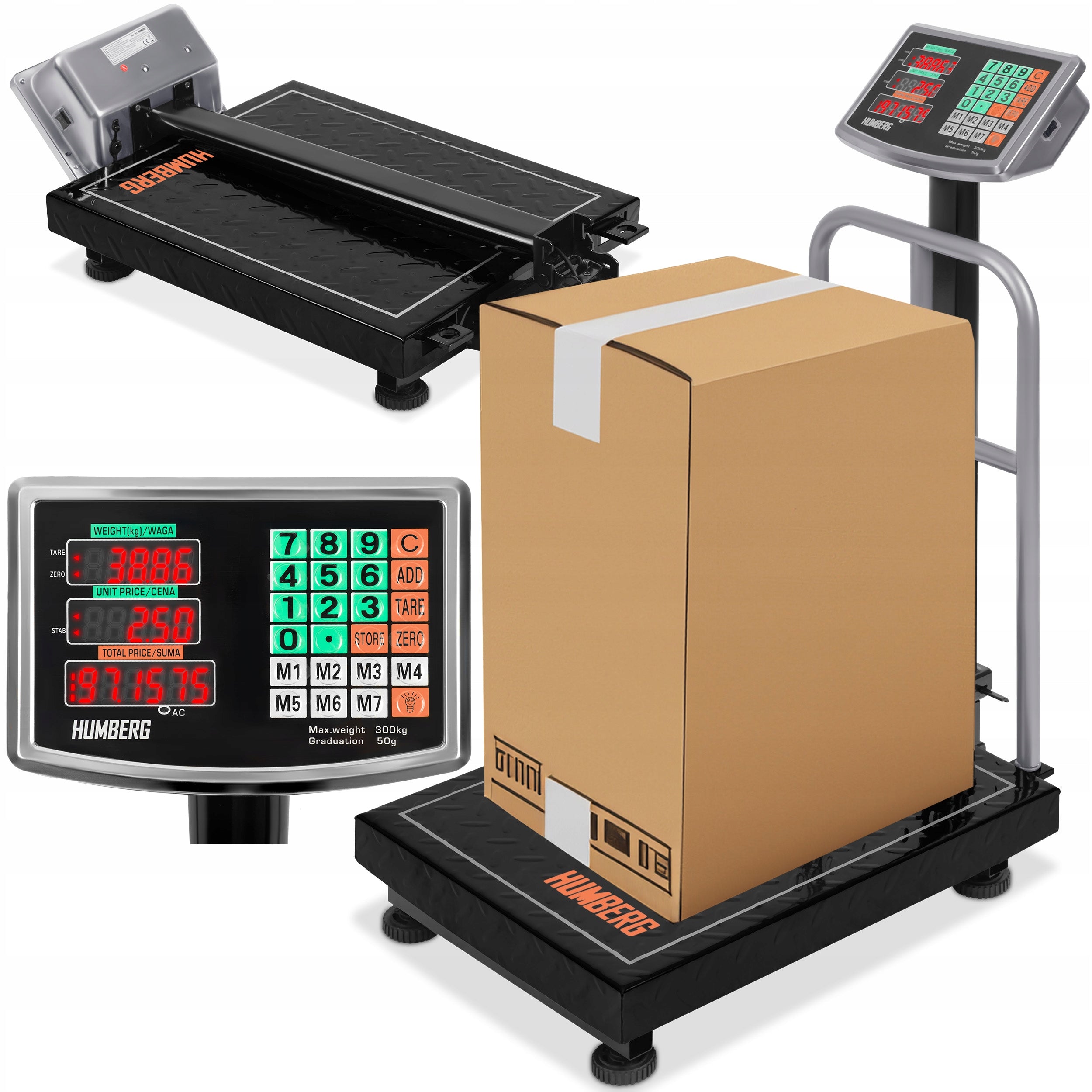 Platform Scale Humberg 150 kg x 50 g