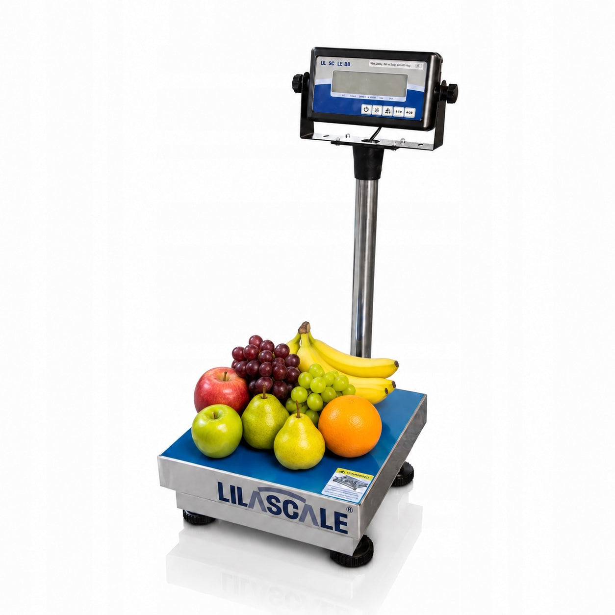 Platform scale 15kg 30x30cm storage LCD RS232 Lilascale ECO + FREEBIE