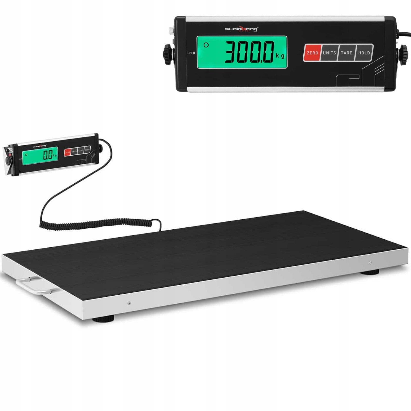 Platform scale Steinberg Systems 300kg/100g stainless steel 98x50cm
